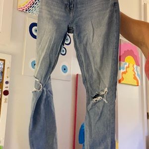 American Eagle High Rise Mom Jeans
